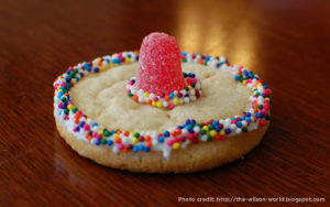 Sombrero sugar cookie