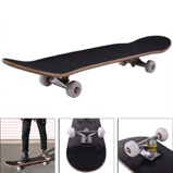 Blank, Black Skateboard