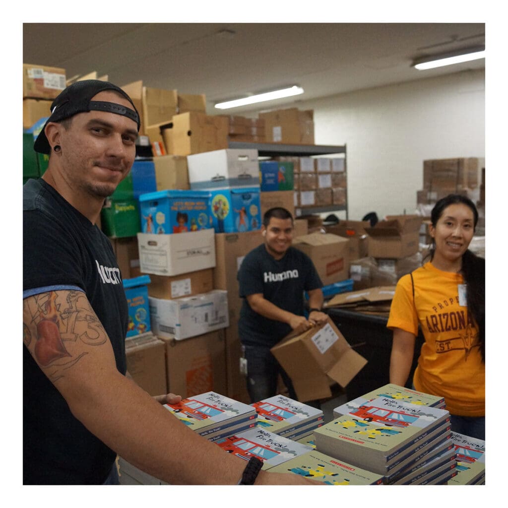 professionals and volunteers